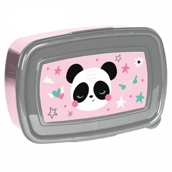 PLECAK SZKOLNY MIŚ PANDA DLA DZIEWCZYNEK DO 1 KLASY KOMPLET 6w1 z PANDĄ