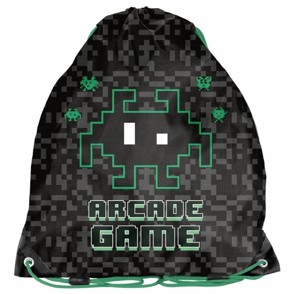 KOMPLET 3w1 TORNISTER SZKOLNY GAMING GAMER DLA CHŁOPAKÓW PODSTAWÓWKI PIKSELE