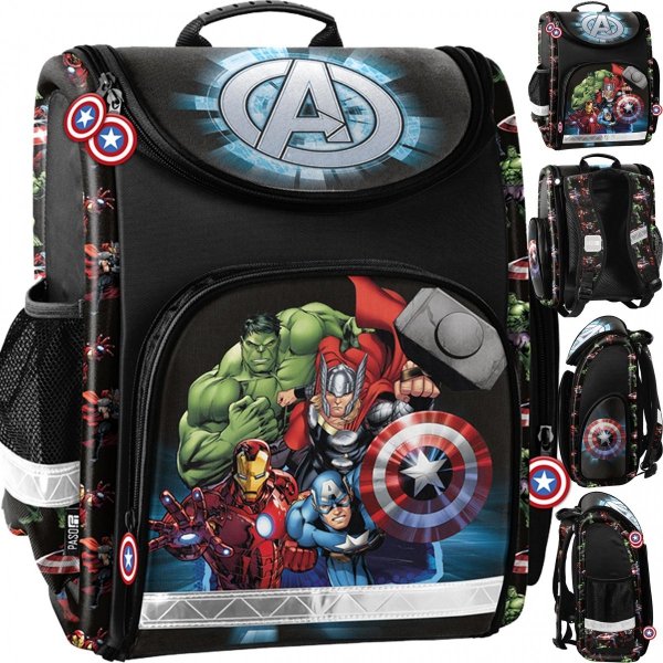 Avengers Tornister Szkolny Chłopięcy Iron Man Kapitan Ameryka [AV23DD-524]