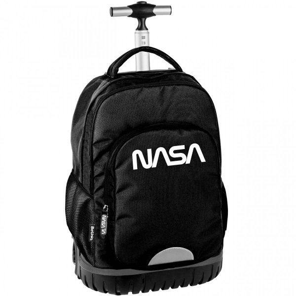 Nasa Plecak na Kółkach Duży Młodzieżowy Szkolny Czarny [BU22NS-1231]