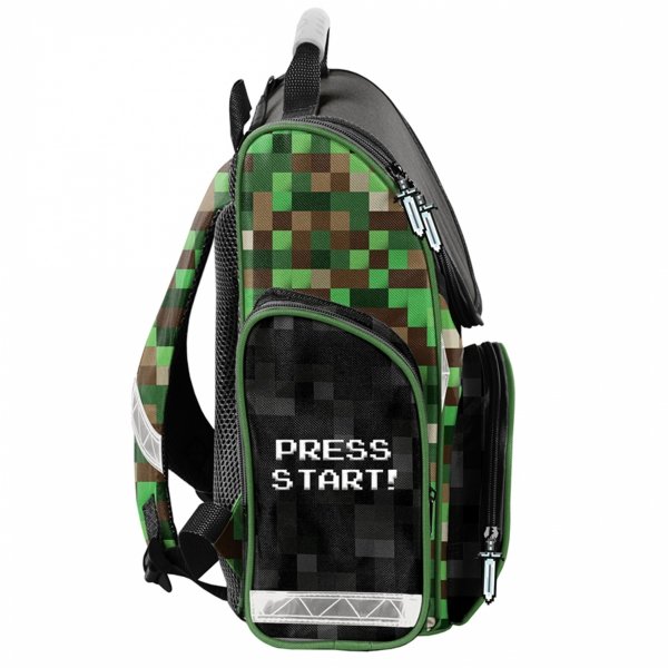 TORNISTER MINECRAFT KOMPLET 5 el GRY SZKOLNY GAMING DLA CHŁOPAKA DO 1 KLASY