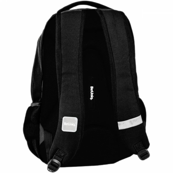 CZARNY PLECAK SZKOLNY BeUniq MŁODZIEŻOWY DLA DZIEWCZYNY STOKROTKA