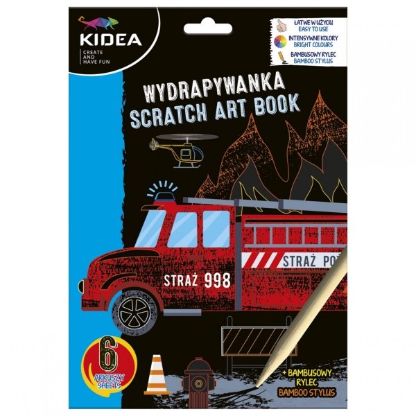 Wydrapywanka Auta Cars Zdrapywanka 6 Kartek dla Chłopaka [WYAKA]