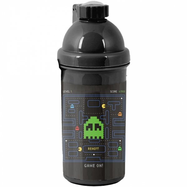 PAC-MAN ZESTAW BIDON ŚNIADANIÓWKA GRA GAMER GAMING NA DRUGIE ŚNIADANIE GRY