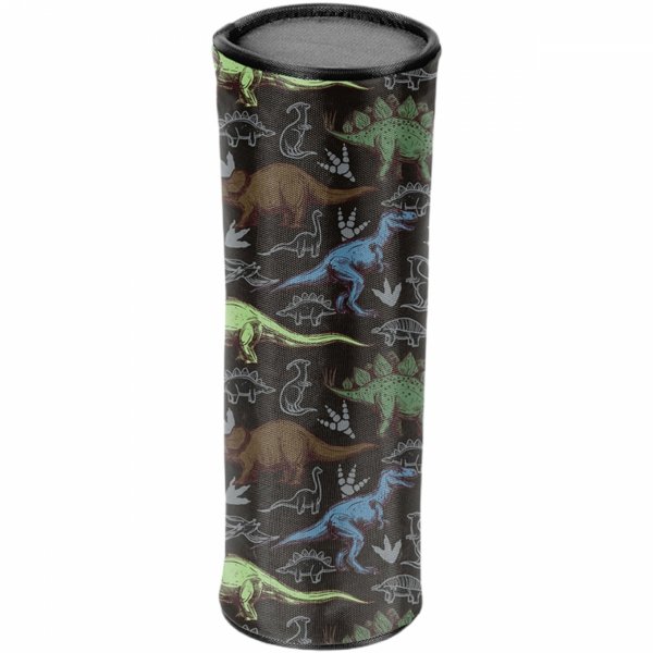 PIÓRNIK SZKOLNY DINOZAURY TUBA OKRĄGŁY DLA CHŁOPAKA TYRANOZAUR TUBA