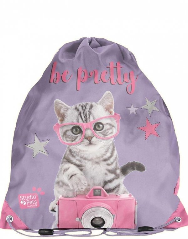 Plecak dla Dziewczynki Szkolny Komplet w Kotki Koty [PTG-260]
