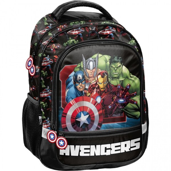 Plecak Avengers Iron Man Kapitan Ameryka do Szkoły Podstawowej [AV23DD-260]