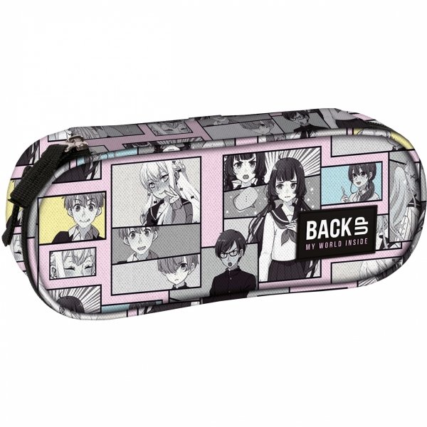 MANGA PLECAK BACKUP SZKOLNY DZIEWCZĘCY ZESTAW 5W1 ANIME KOMIKS MŁODZIEŻOWY