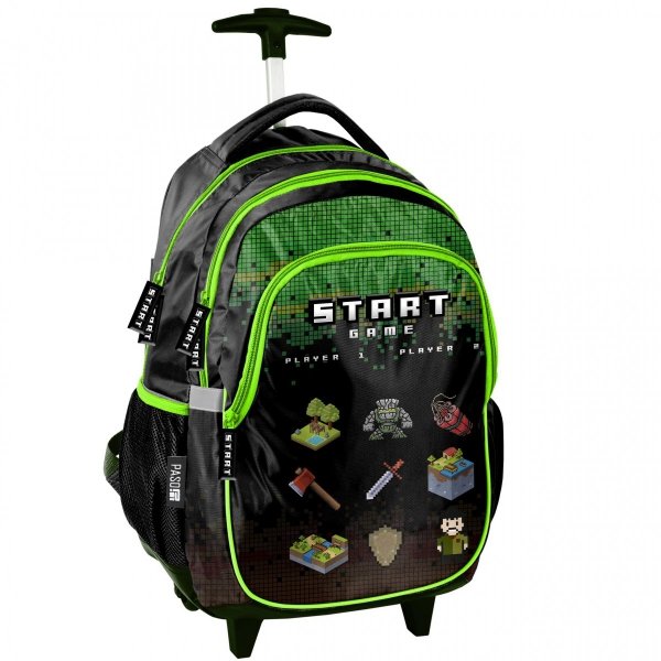 Plecak z Kółkami Minecraft dla Chłopaka w Komplecie 5w1