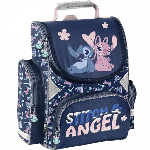 STITCH TORNISTER SZKOLNY DO KLAS 1-4 PODSTAWÓWKI ZESTAW 6 ele. STICH i LILO