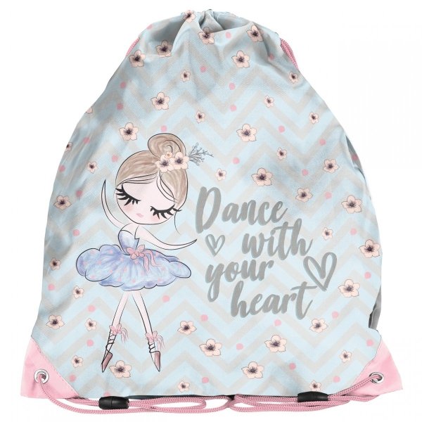 Komplet 5w1 Plecak Szkolny dla Dziewczyny Baletnica Tancerka do 1 klasy [PP21BL-260]