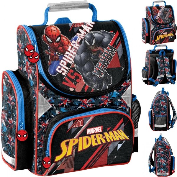 Szkolny Tornister dla Chłopaków do 1 Klasy Spiderman [SPX-525]