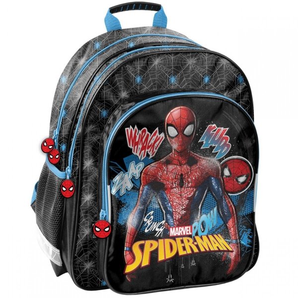 Spider Man Zestaw 5w1 Plecak Szkolny dla Chłopaka Paso [SP22LL-090]