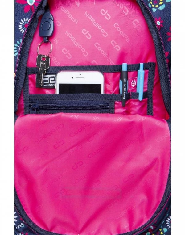 CoolPack Młodzieżowy CP Plecak w Kwiaty Szkolny Piórnik [B02015]