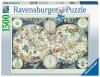 Ravensburger Polska Puzzle 1500 elementów Mapa z fantastycznymi zwierzętami