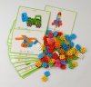 Marioinex Klocki konstrukcyjne Mini Waffle EDU 500 z kartami