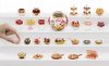MGA Akcesoria Miniverse Mak It Mini Foods Cafe display 18 sztuk