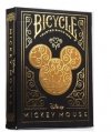 Bicycle Karty Black & Gold Mickey