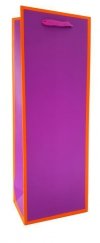 Torebka ozdobna prezentowa butelka 8813D 12x35x10cm p12, mix cena za 1 szt