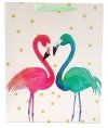 Torebka ozdobna prezentowa flamingi 8031A 31x42x12cm p12, mix cena za 1 szt
