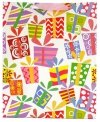 Torebka ozdobna prezentowa prezenty 4wz 1340B 26x32x12cm p12, mix cena za 1 szt