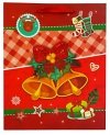 Torebka ozdobna prezentowa świąteczna 3D 189B 26x32x10cm p12, mix cena za 1 szt