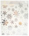 Torebka ozdobna prezentowa świąteczna metalik 6004A 30x39x12cm p12, mix cena za 1 szt