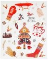 Torebka ozdobna prezentowa świąteczna 9012A 30x39x12cm p12, mix cena za 1 szt