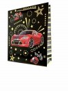 Torebka ozdobna prezentowa 4wz 18x23x10cm JP 621C Sportowe auta mix cena za 1 szt