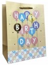 Torebka ozdobna prezentowa Urodzinowa JP-SR311C 18x23x10cm mix cena za 1 szt