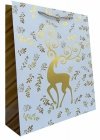 Torebka ozdobna prezentowa świąteczna JP628C 18x23x10cm mix cena za 1 szt