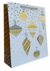 Torebka ozdobna prezentowa świąteczna JP628C 18x23x10cm mix cena za 1 szt