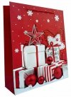Torebka ozdobna prezentowa 4wz 18x23x10cm JP 954C mix cena za 1 szt