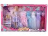 PROMO Lalka z sukienkami i butami 517516 MIX
