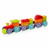 PROMO Tęczowy pociąg expresowy drewniany LP-3 12923 Cubika
