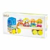 Drewniana ciężarówka z samochodami LM-12 13418 Cubika