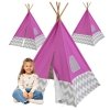 PROMO KidKraft Namiot Tipi różowy 227 Wymiary: 122 x 122 x 163 (cm)