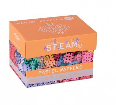 Marioinex Klocki konstrukcyjne Waffle mini pastel 500 elementów