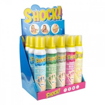 TUBAN Pianko-żel SHOCK! 200ml Display 15 sztuk Mix