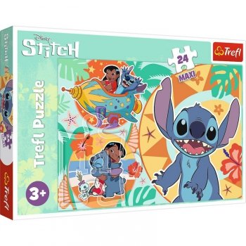 Trefl Puzzle 24 elementy Maxi Wesoły dzień Lilo i Stitch