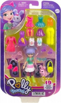 Mattel Figurka Polly Pocket Zestaw Modowy przebieranki HKV94