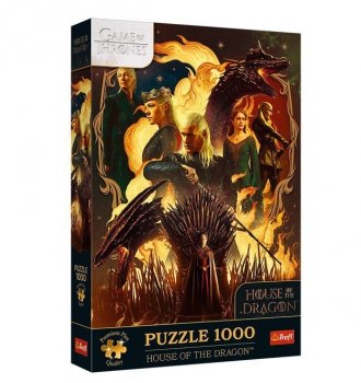 Trefl Puzzle 1000 elementów Ród Smoka Gra o tron