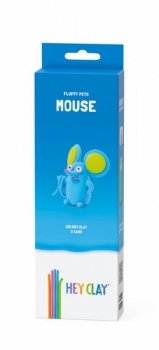 Tm Toys Masa plastyczna Hey Clay Figurka Puchate zwierzaki, Mysz
