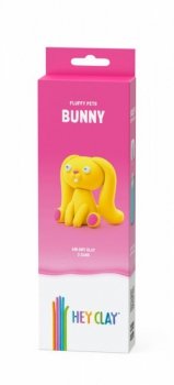 Tm Toys Masa plastyczna Hey Clay Figurka Puchate zwierzaki, Królik