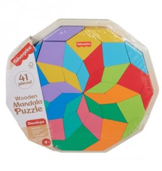 Fisher Price Wood Mandala Układanka Puzzle