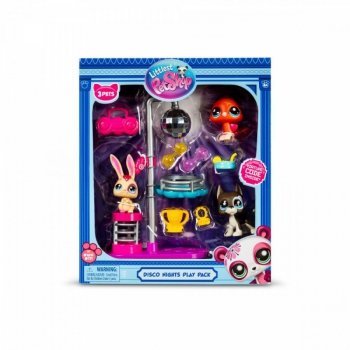 Tm Toys Zestaw figurek Littlest Pet Shop G7 S3 Disco z 3 figurkami