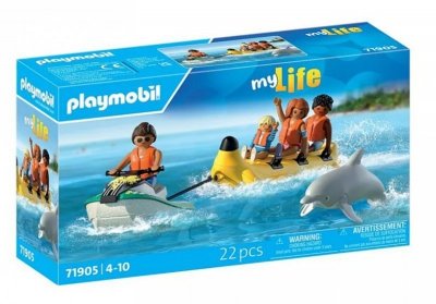 Playmobil Zestaw z figurkami My Life 71905 Przejażdżka na bananie