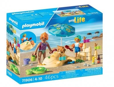 Playmobil Zestaw z figurkami My Life 71906 Rodzina na plaży
