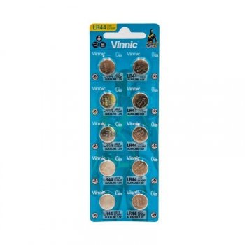 Bateria VINNIC LR44 AG13 L1154 1,5V op10szt cena za op.