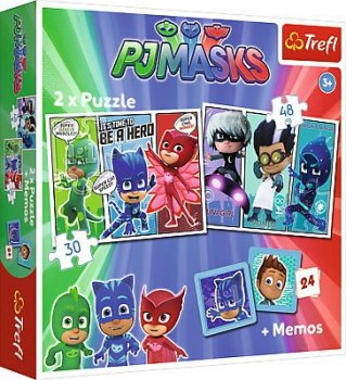 Puzzle 2w1 + memos - Nocni Wojownicy 90710 TREFL